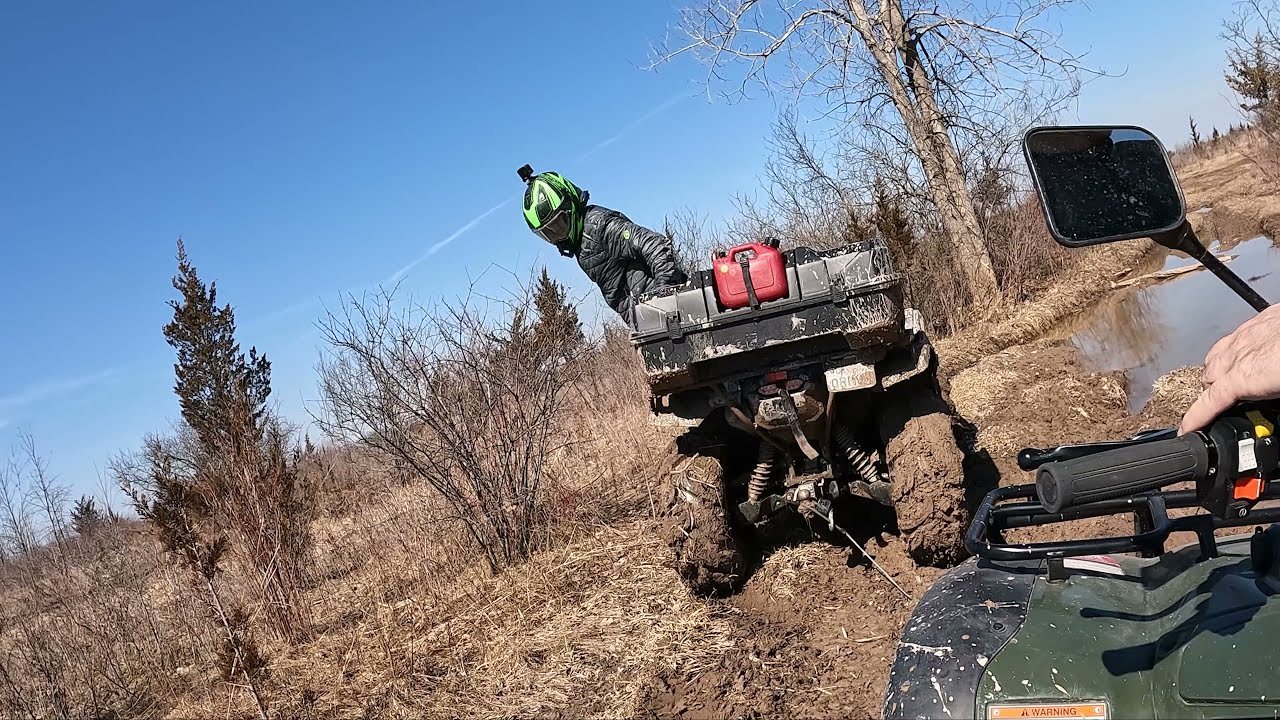 ATV on an Ontario club trail